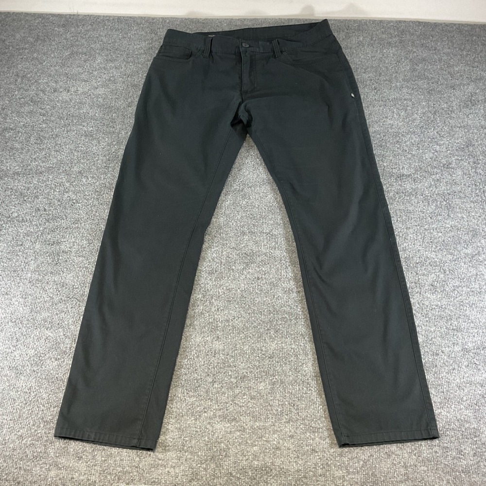 Oakley Slim Straight Fit Performance Pants Mens 36x32 Black Stretch Golf Casual